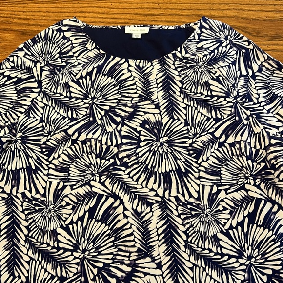 Garnet Hill Silk Midi Dress 3/4 Sleeve - Picture 5 of 10